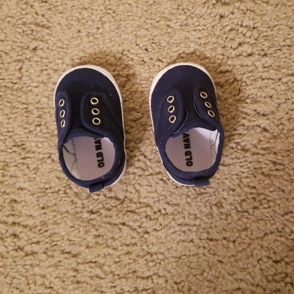 Navy blue shoes